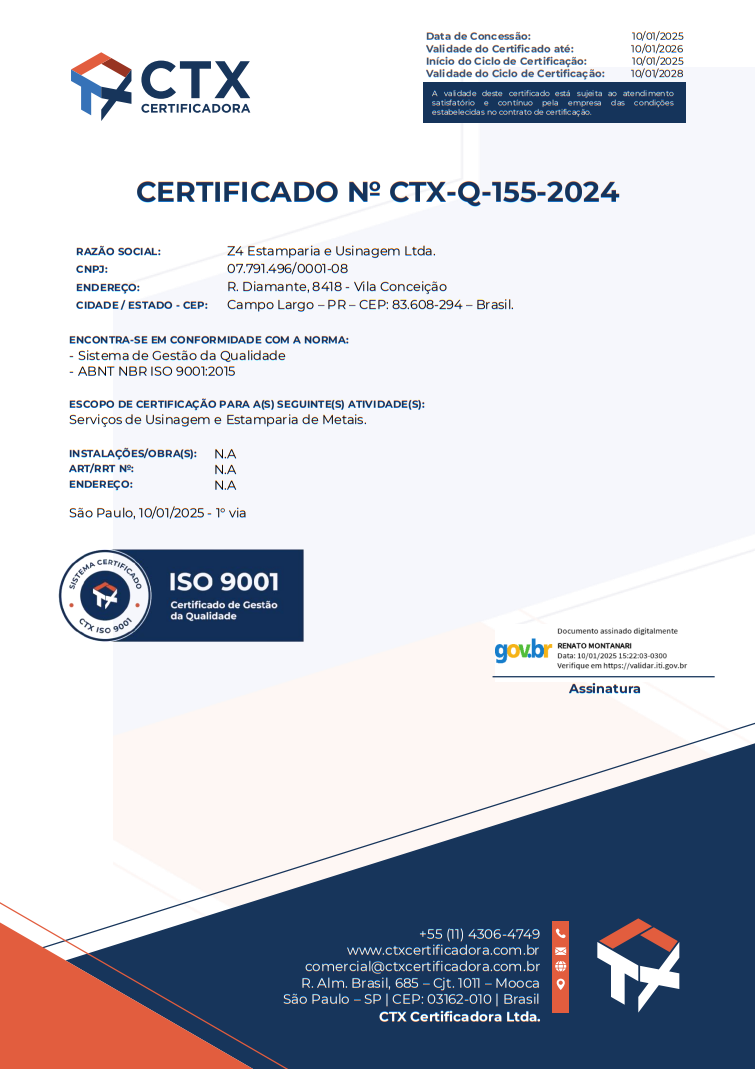 Certificado ISO 9001 - 1